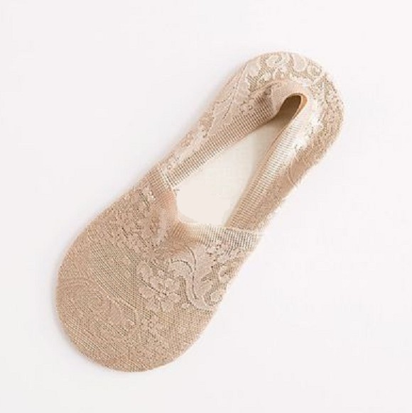 Naisten näkymättömät sukat beige