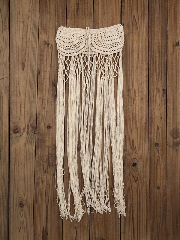 Naisten neulottu hame P1138 beige