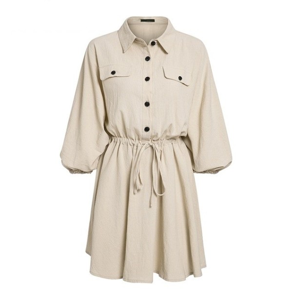 Naisten paitamainen minimekko khaki L