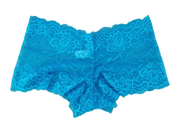Naisten pitsiset shortsit ja pikkuhousut sininen XS