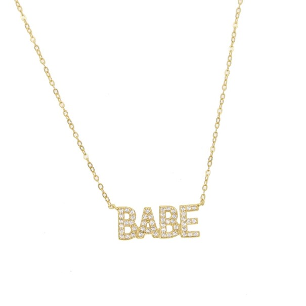 Naisten pomo ja beibi -kaulakoru kultainen 2