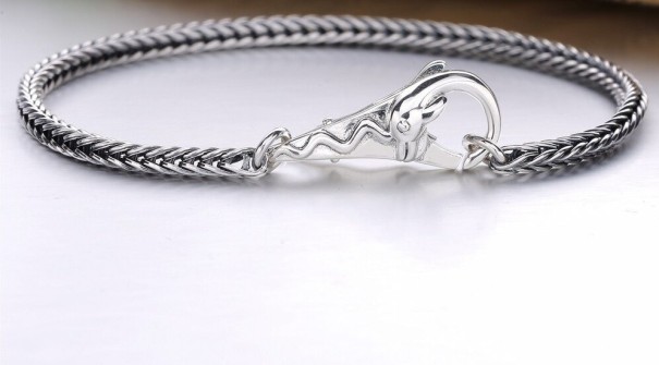 Naisten punottu rannekoru H89 18 cm 10