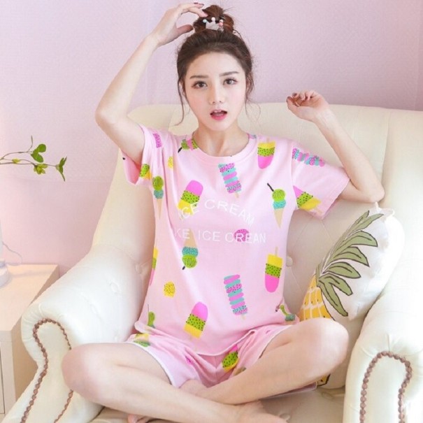 Naisten pyjama P2659 L 2