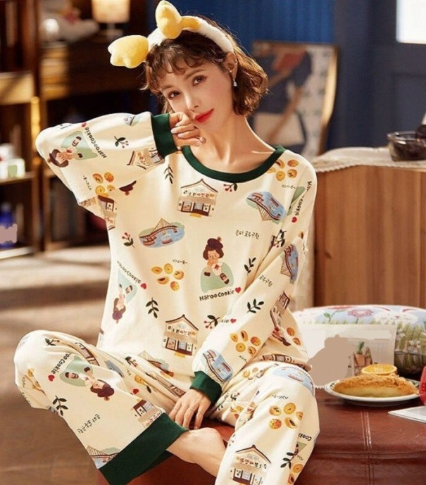 Naisten pyjama P2756 L 5