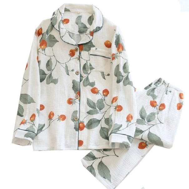 Naisten pyjama P2826 valkoinen S