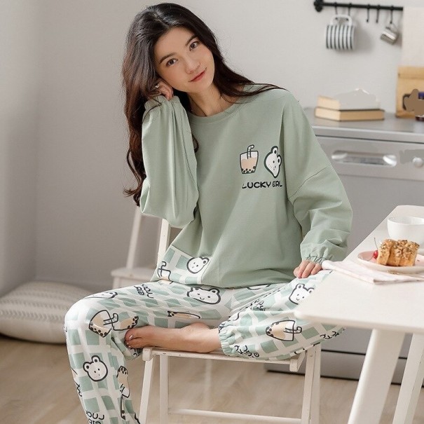 Naisten pyjama P2984 S 2