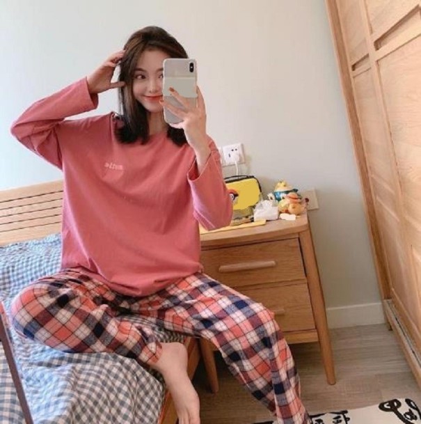 Naisten pyjama P3027 L 4