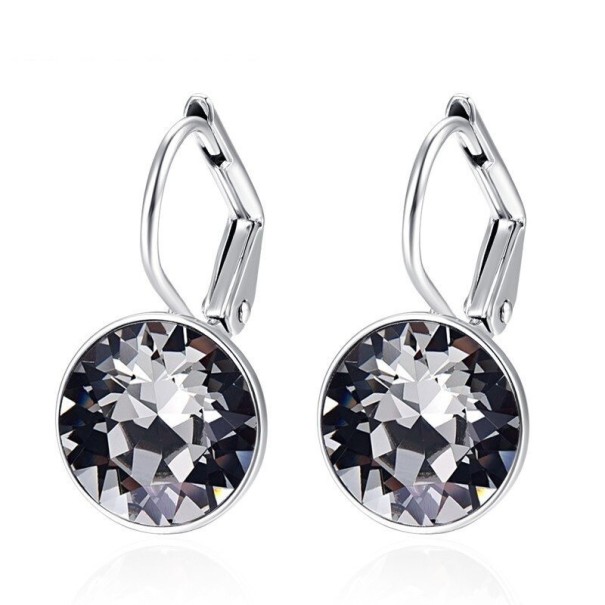 Naisten roikkuvat korvakorut G1027 musta