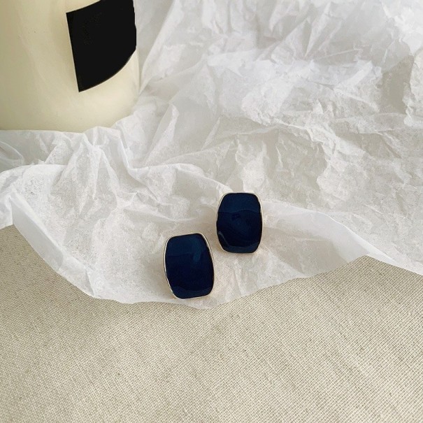 Naisten roikkuvat korvakorut G765 tummansininen