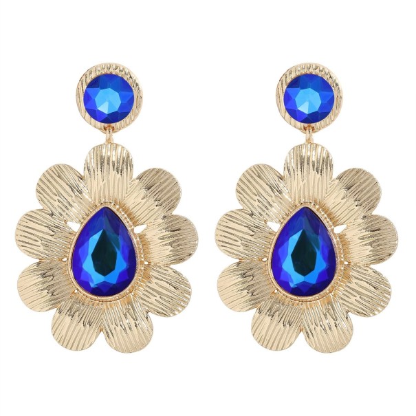 Naisten roikkuvat korvakorut zirkoneilla G639 20