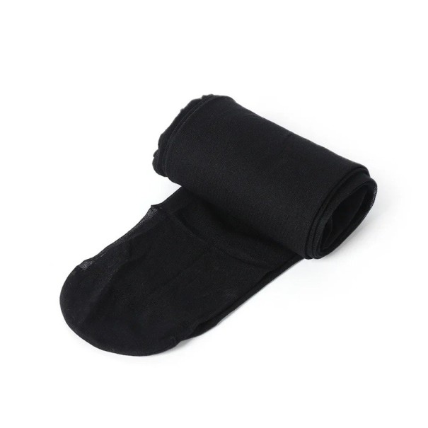 Naisten seksikkäät ohuet sukkahousut 113x22 cm Hengittävät läpinäkyvät pitkät sukkahousut Joustavat sukkahousut hoikemmille jaloille Elegantti asuste musta