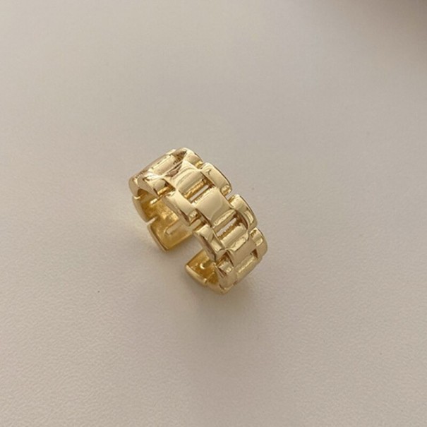 Naisten sormus D2613 kultainen 2