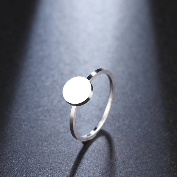 Naisten sormus D2698 hopeinen 10