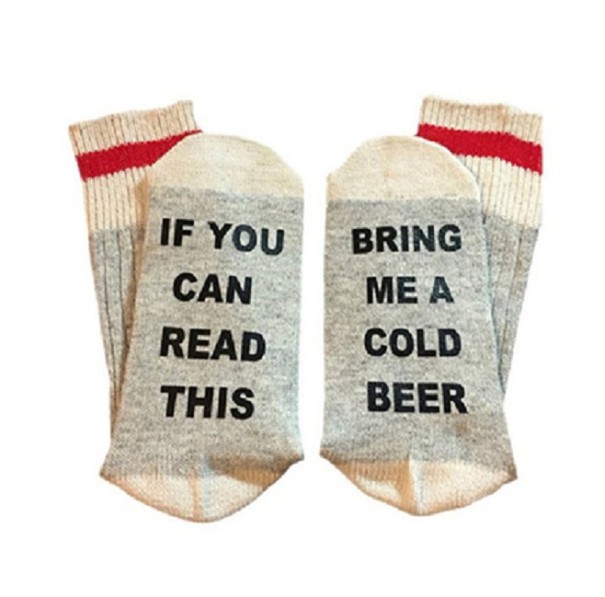 Naisten sukat hauskalla tekstillä J529 15