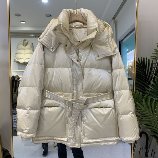 Naisten talvitakki P2044 beige S