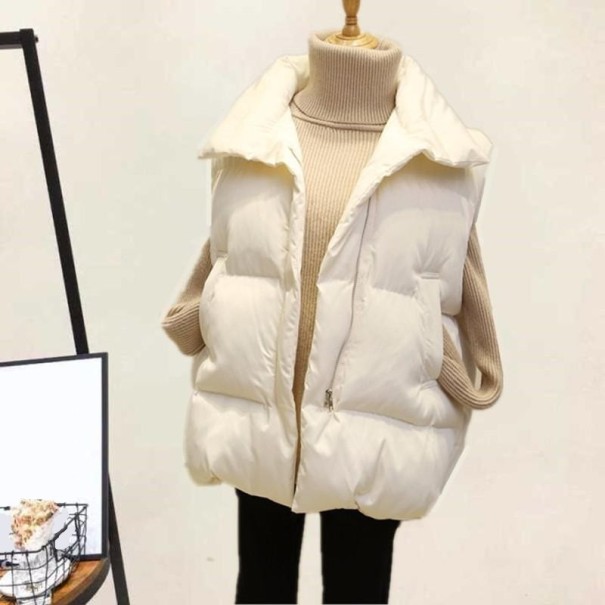 Naisten tikattu liivi P1429 beige S