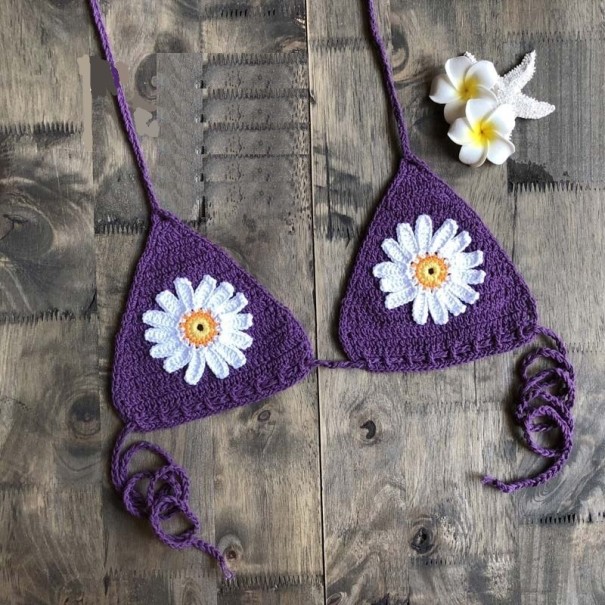 Naisten uimapukutoppi P642 violetti