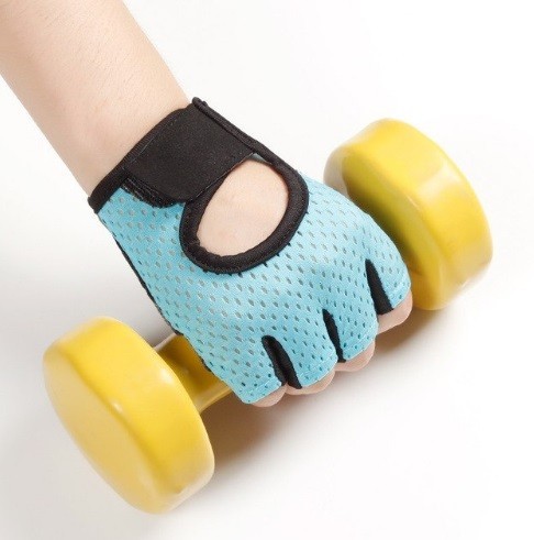 Naisten urheilukäsineet J1770 turkoosi S