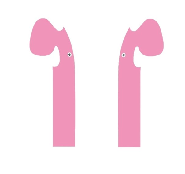 Naklejka ochronna na słuchawki Apple Airpods 1 para różowy
