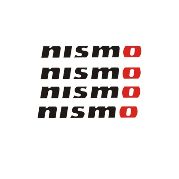 Naklejka samochodowa Nismo 4 szt czarny