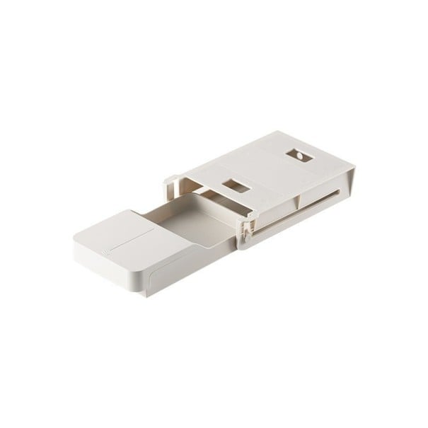 Nalepovací zásuvka pod stôl 22,5 x 16,3 cm krémová