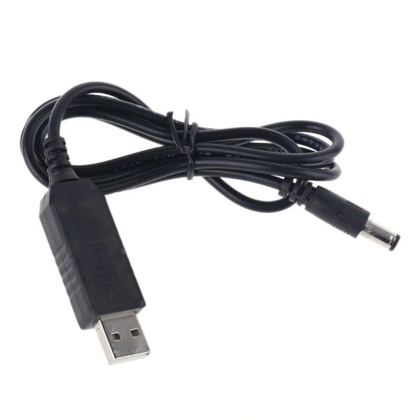 Napájací kábel QC 3.0 USB na DC 5.5 x 2.1 mm 1