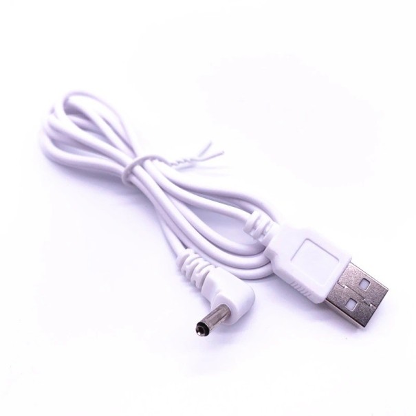 Napájecí kabel 5V DC 3.5 x 1.35 na USB 1 m bílá
