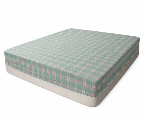 Napínací prostěradlo 180 x 200 x 30 cm Elastické prostěradlo na matraci Bavlna polyester Protiskluzové s gumou po obvodu Barevný čtvercovaný vzor šedá