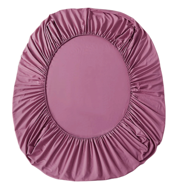 Napínacie prestieradlo na jednolôžko 100 × 200 × 10 cm Bavlnené elastické prestieradlo s gumou Farebné prestieradlo na matrac staroružová