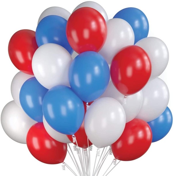 Narozeninové balónky vícebarevné 25 cm 10 ks 10
