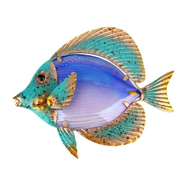 Nástenná dekorácia ryba modrá