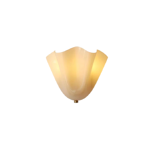 Nástěnná lampa moderní nástěnné svítidlo 28 x 20 cm železo a sklo E14 10 W bílé světlo 220 V EU zástrčka do obývacího pokoje a ložnice bílá