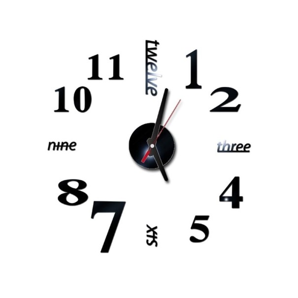 Nástenné samolepiace hodiny G1592 2