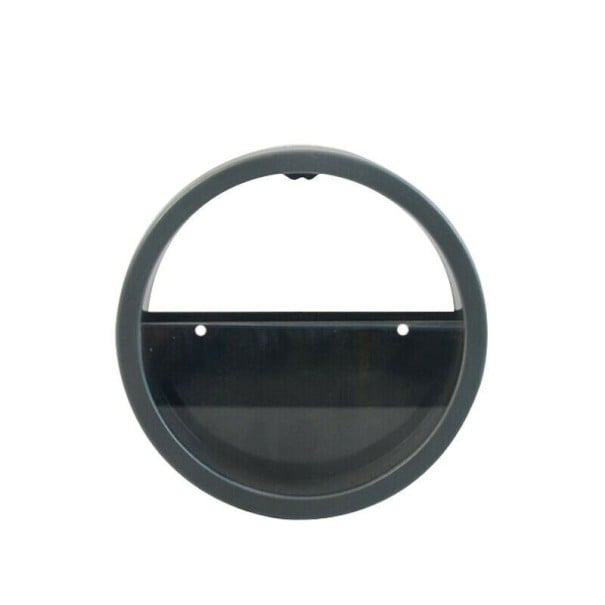 Nástěnný dekorativní květináč tmavě šedá 18 cm