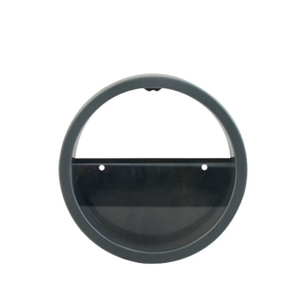 Nástenný dekoratívny kvetináč tmavo sivá 18 cm