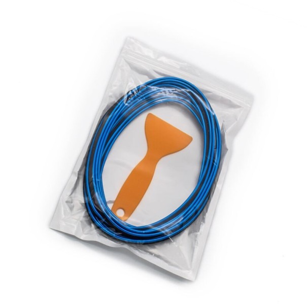 Nastro decorativo per interni auto 5 m blu