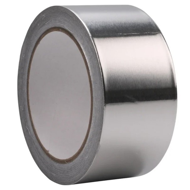 Nastro di alluminio adesivo 10 m x 60 mm Resistente al calore Impermeabile Riparazioni di isolamento e tubazioni Superficie riflettente Uso 1