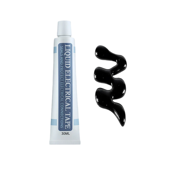 Nastro di isolamento liquido nero 30 ml Nastro liquido per l'isolamento di fili e cavi elettrici 1