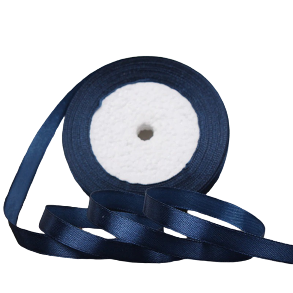 Nastro in raso 50 mm/22 m blu scuro