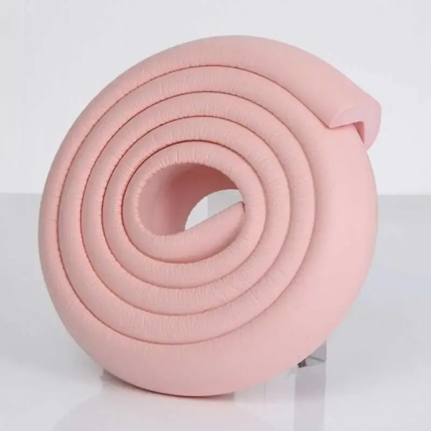 Nastro L in schiuma NBR per la protezione degli angoli e dei bordi dei mobili, lunghezza 2 metri per una casa sicura e protezione dei bambini dagli urti rosa