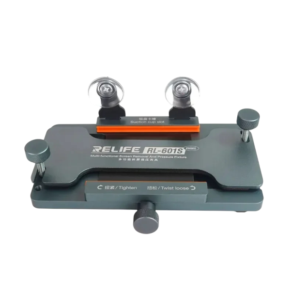 Nástroj na odstranění displeje mobilu se 2 přísavkami 192×88–113 mm černý přísavný držák pro demontáž obrazovky telefonu 1