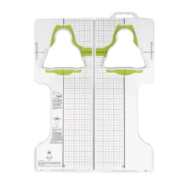 Nástroj pro seřízení SPD-SL zarážek s kalibrační mřížkou pro přesné nastavení polohy a úhlu treter pro silniční kola 1