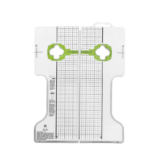 Nástroj pro seřízení SPD zarážek s kalibrační mřížkou pro přesné nastavení polohy a úhlu treter pro silniční a horská kola 1