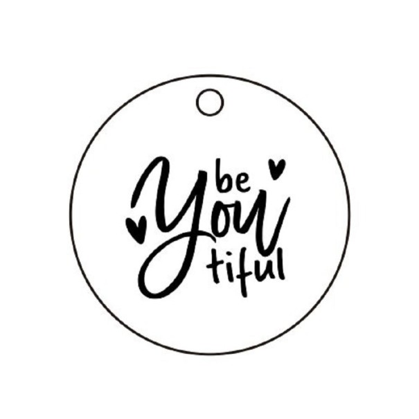 Naszyjnik damski z napisem C1080 stary różowy 13