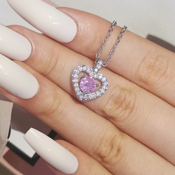 Naszyjnik damski z wisiorkiem D417 5