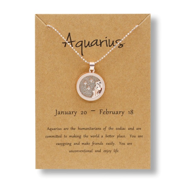 Naszyjnik ze znakiem zodiaku D131 srebrny 1