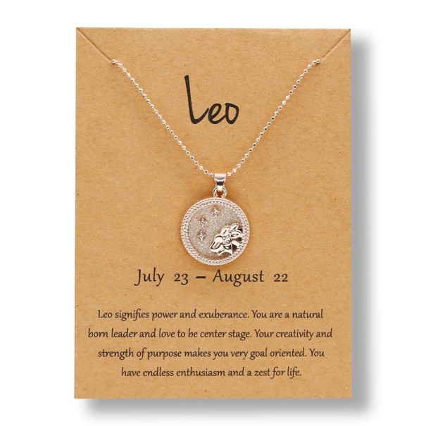 Naszyjnik ze znakiem zodiaku D131 srebrny 6 Naszyjnik ze znakiem zodiaku D131 srebrny 6