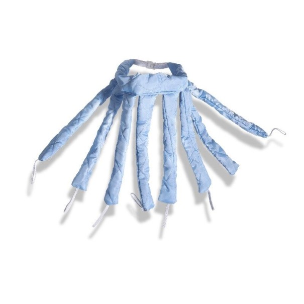 Natàcche per capelli con fascia azzurro