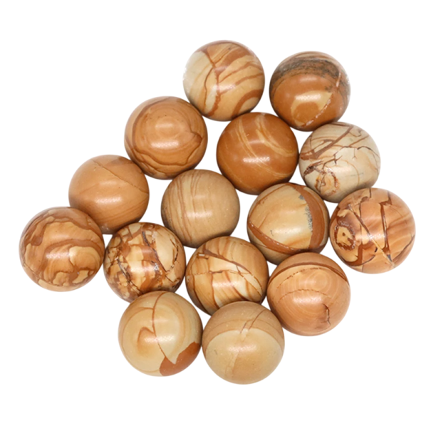 Natürliche Serpeggiante-Marmorperlen 16 mm 5 Stück Innendekoration Briefbeschwerer Schmuckherstellung Mineralschmuck Steine 1