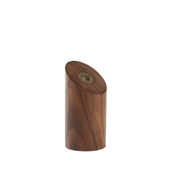 Natürlicher hölzerner Wandkleiderhaken 6x3x4 cm kompaktes Design zum Aufhängen von Jacken, Taschen und Accessoires im Haushalt braun